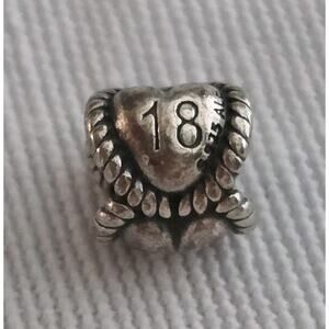 RETIRED Pandora 18th Birthday Milestone Bead Charm